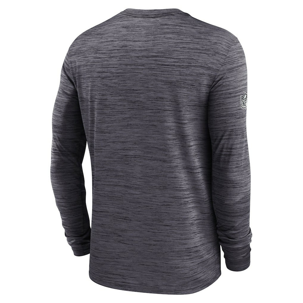 Las Vegas Raiders Sideline Velocity Dri-FIT Long Sleeve T-Shirt - Black T-shirts