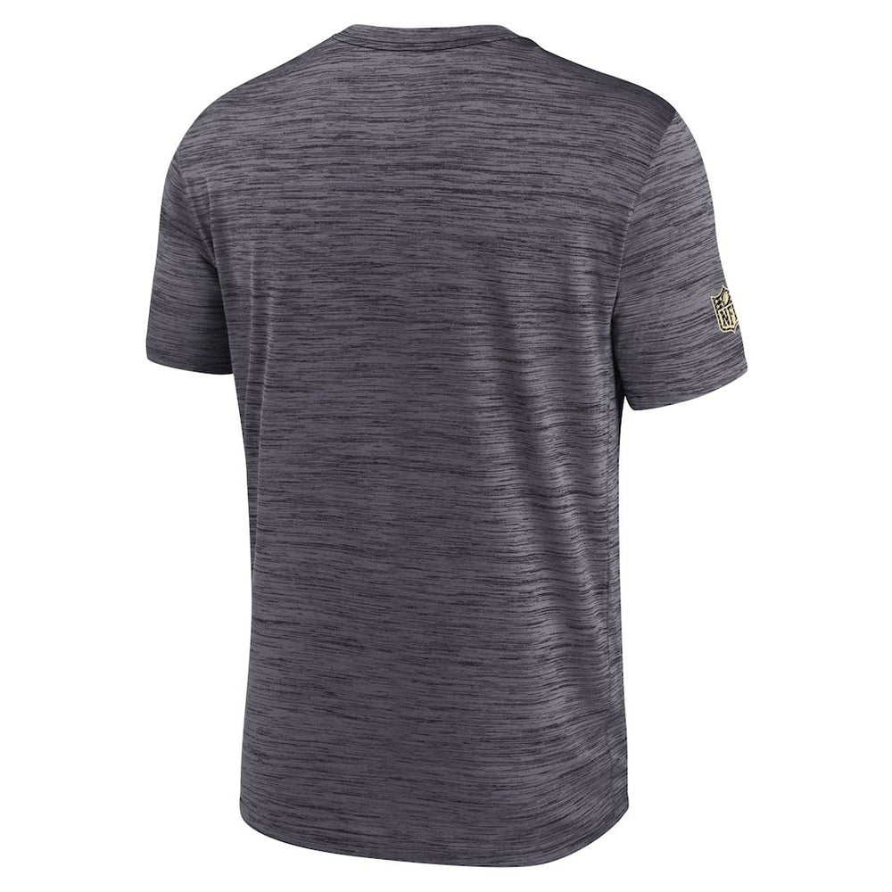 New Orleans Saints Sideline Velocity Dri-FIT T-Shirt - Black T-shirts