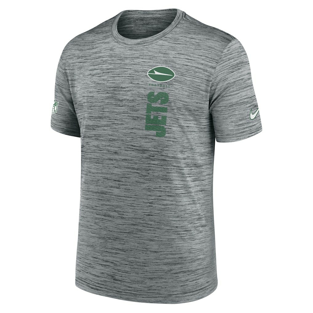 New York Jets Sideline Velocity Dri-FIT T-Shirt - Gray T-shirts
