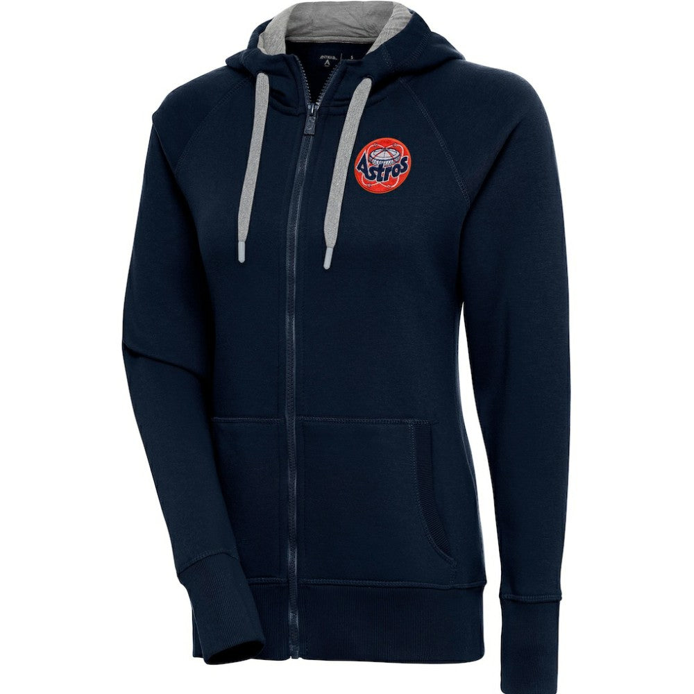Houston Astros Antigua Women's Cooperstown Victory Full-Zip Hoodie - Navy Hoodies
