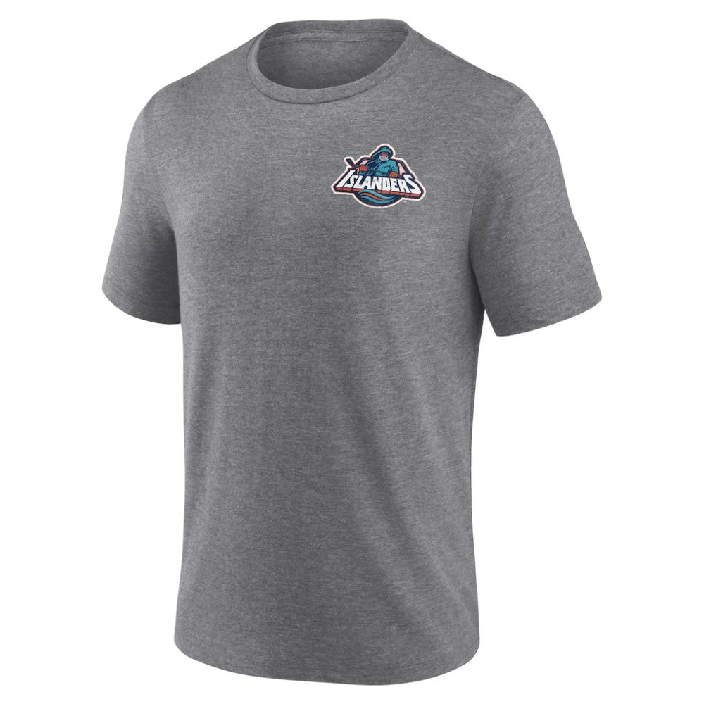 New York Islanders Winger Tri-Blend T-Shirt - Heather Gray | US 200500777