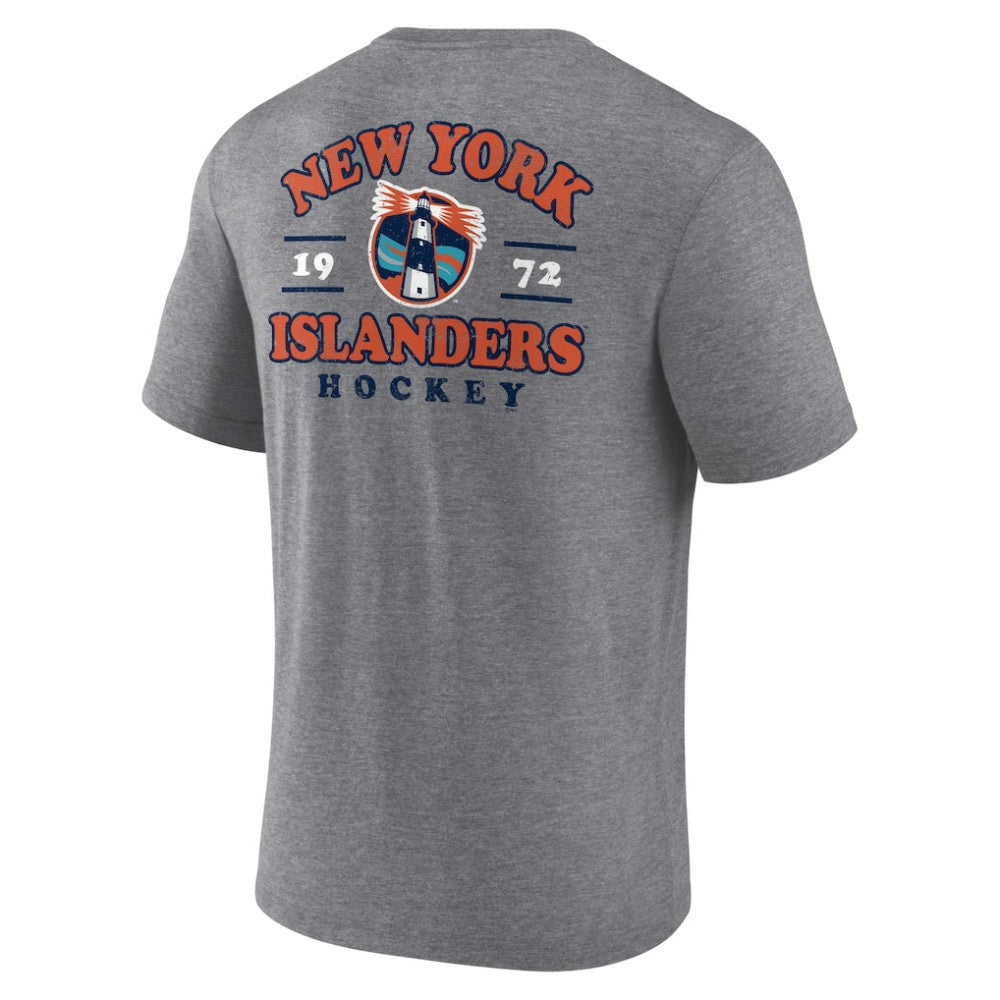 New York Islanders Winger Tri-Blend T-Shirt - Heather Gray | US 200500777