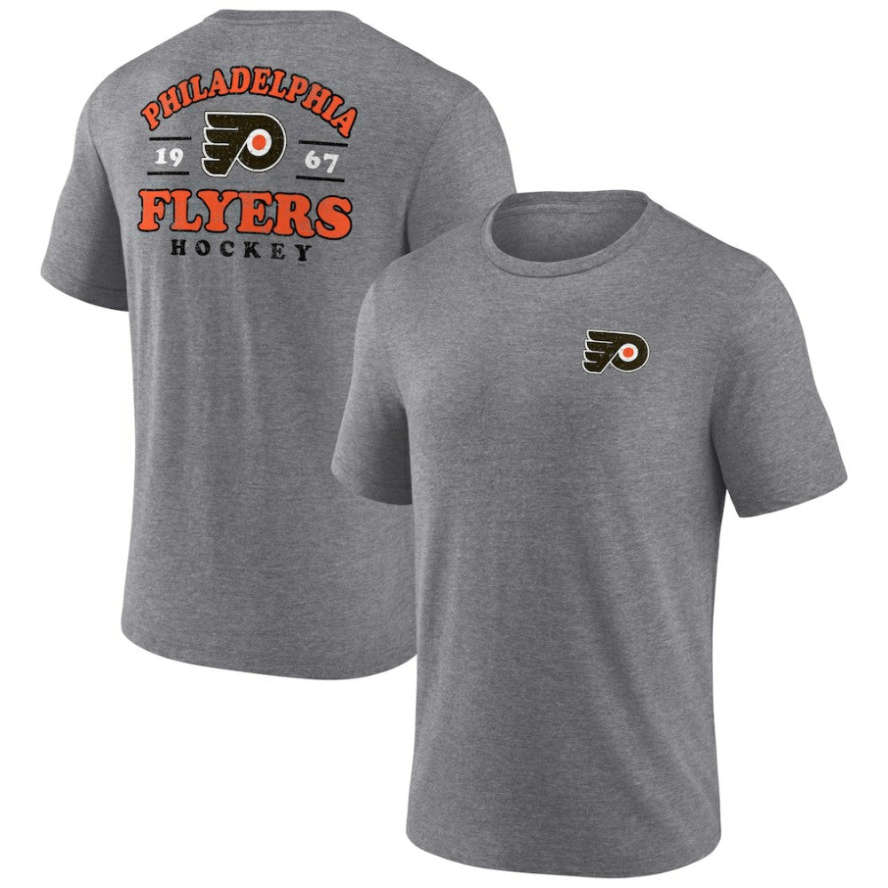 Philadelphia Flyers Winger Tri-Blend T-Shirt - Heather Gray | US 200500780