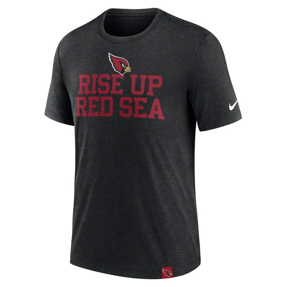 Arizona Cardinals Blitz Tri-Blend T-Shirt - Heather Black T-shirts