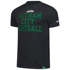 New York Jets Blitz Tri-Blend T-Shirt - Heather Black T-shirts