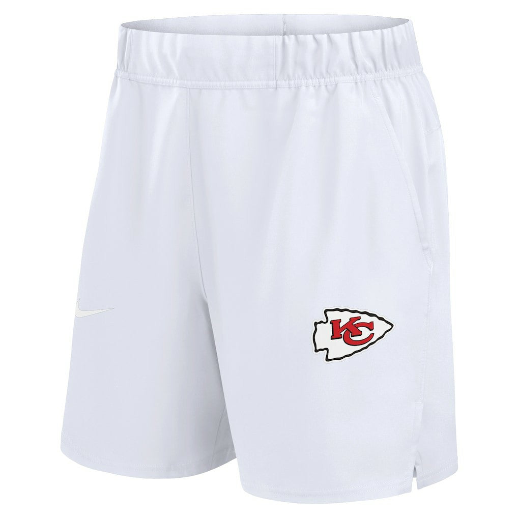 Kansas City Chiefs Blitz Victory Dri-FIT Shorts - White Shorts