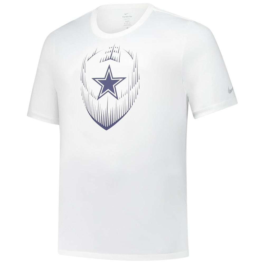 Dallas Cowboys Big & Tall Blitz Legend Icon Performance T-Shirt - White T-shirts