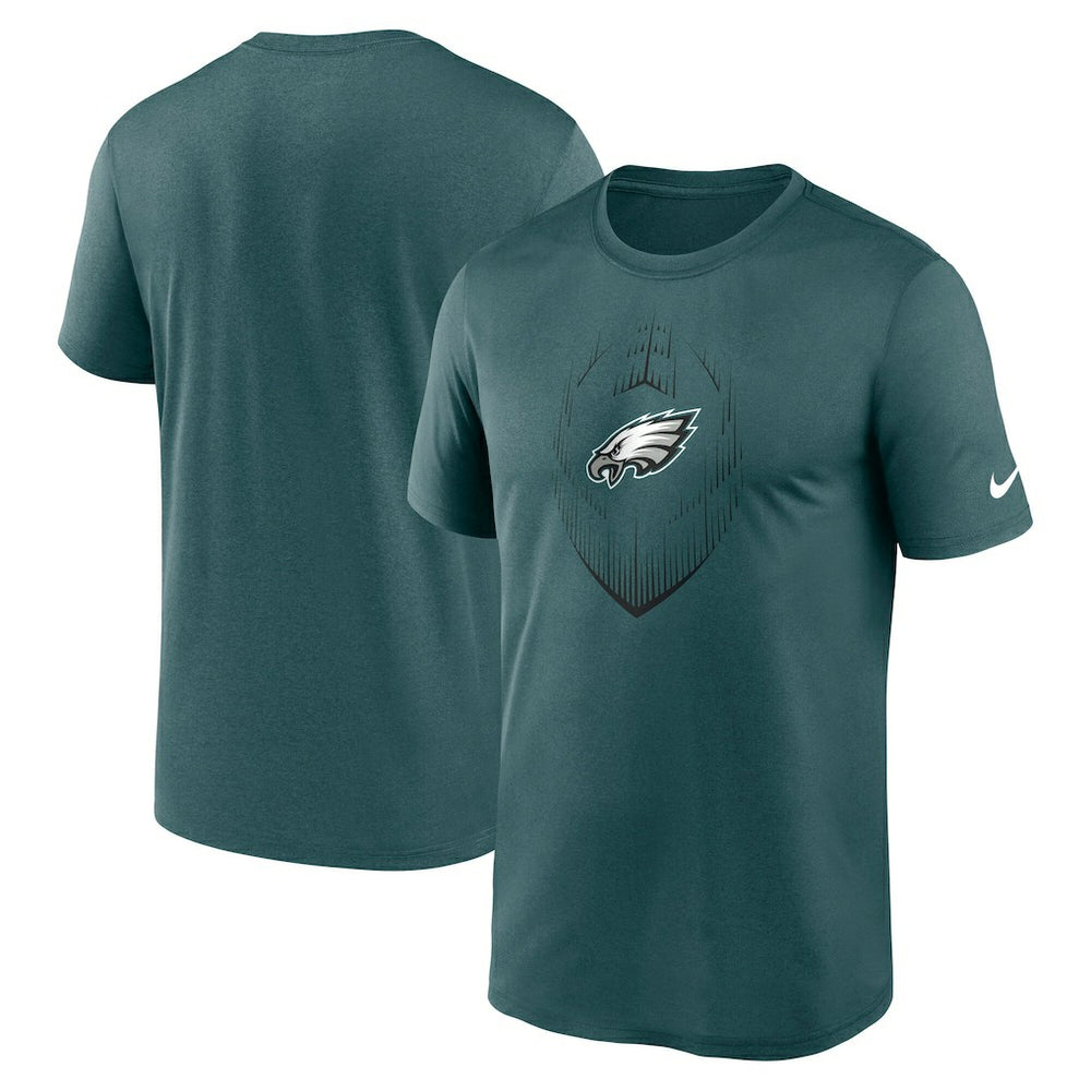 Philadelphia Eagles Big & Tall Blitz Legend Icon T-Shirt - Teal T-shirts