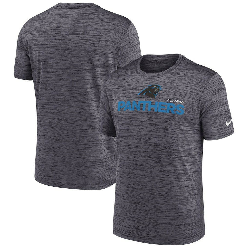 Carolina Panthers Blitz Velocity Modern Dri-FIT T-Shirt - Black T-shirts