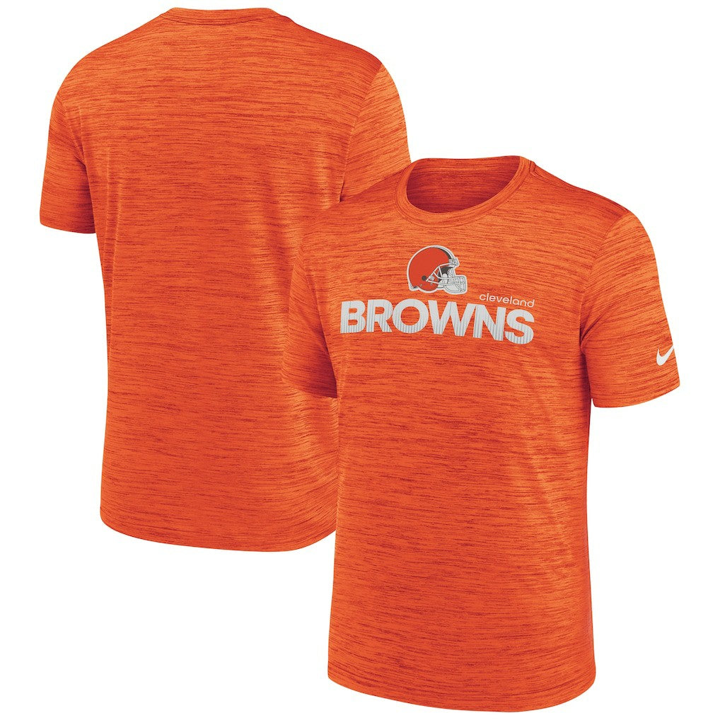 Cleveland Browns Blitz Velocity Modern Dri-FIT T-Shirt - Orange T-shirts