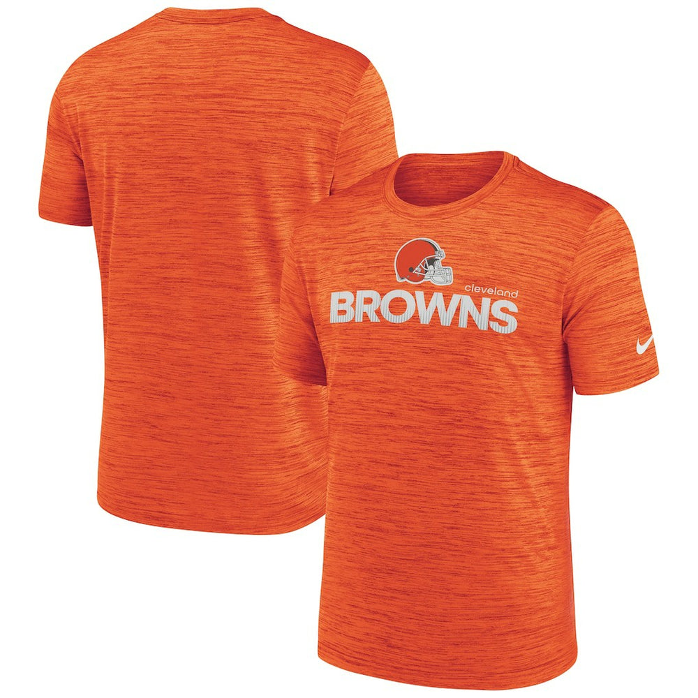 Cleveland Browns Blitz Velocity Modern Dri-FIT T-Shirt - Orange T-shirts
