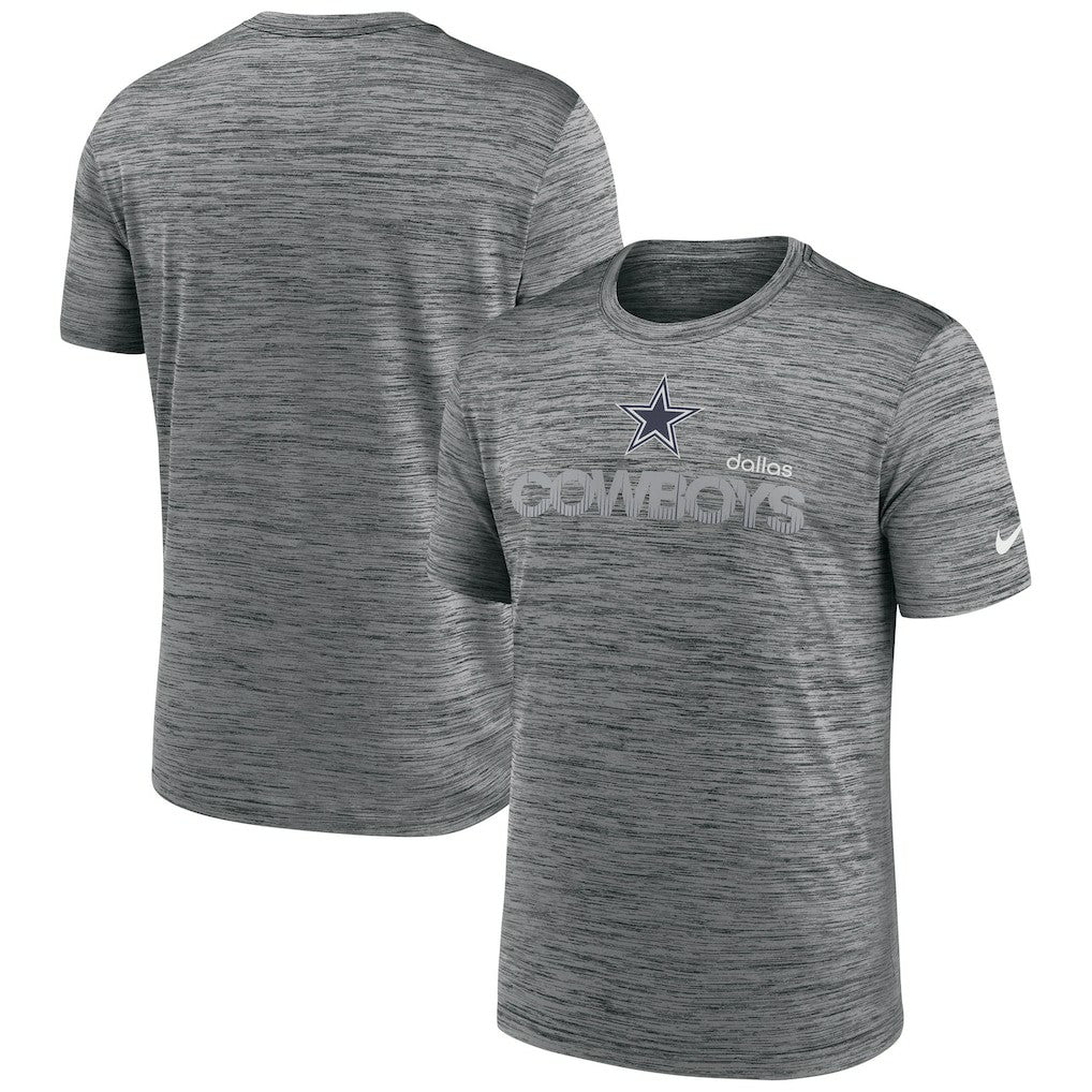 Dallas Cowboys Blitz Velocity Modern Dri-FIT T-Shirt - Anthracite T-shirts