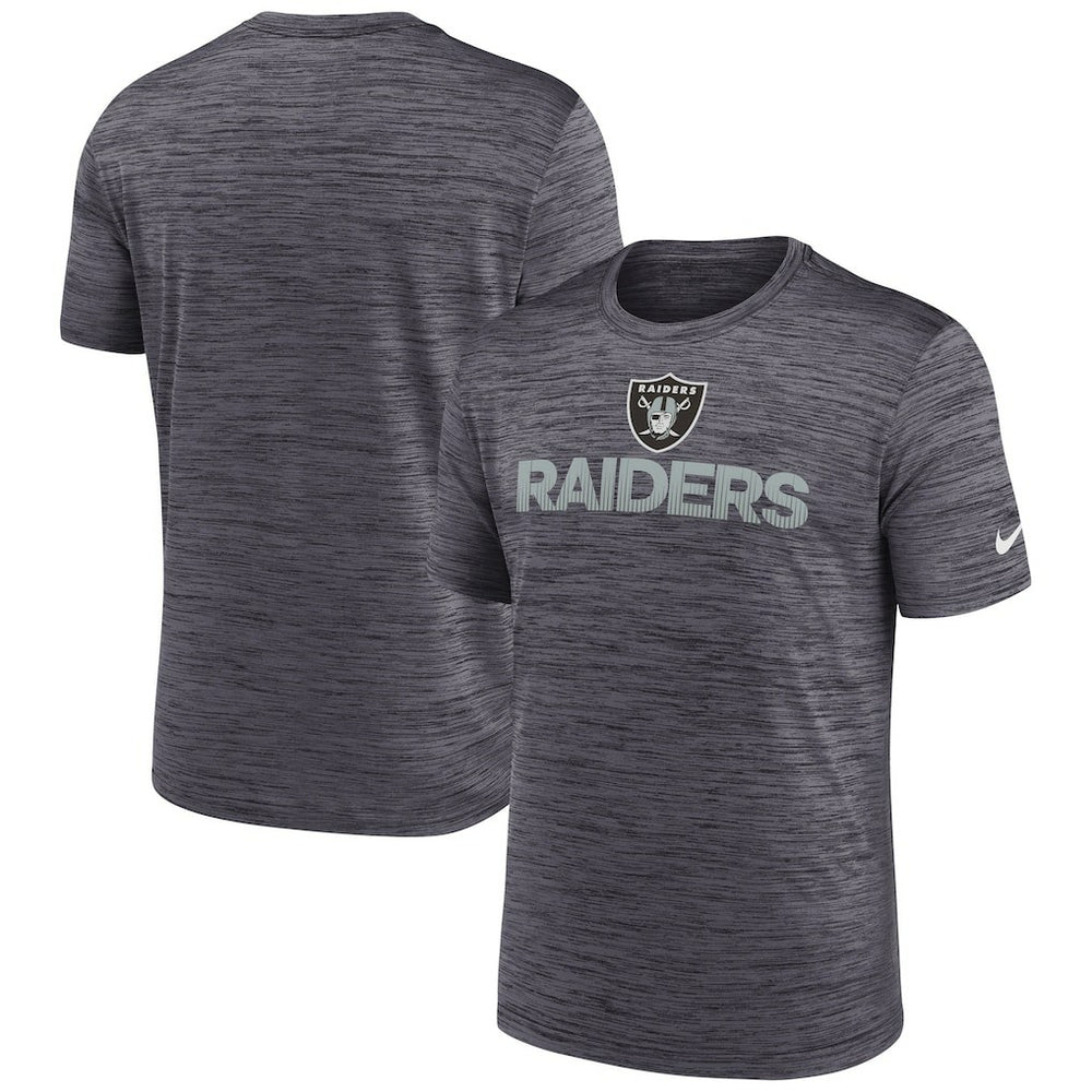 Las Vegas Raiders Blitz Velocity Modern Dri-FIT T-Shirt - Black T-shirts