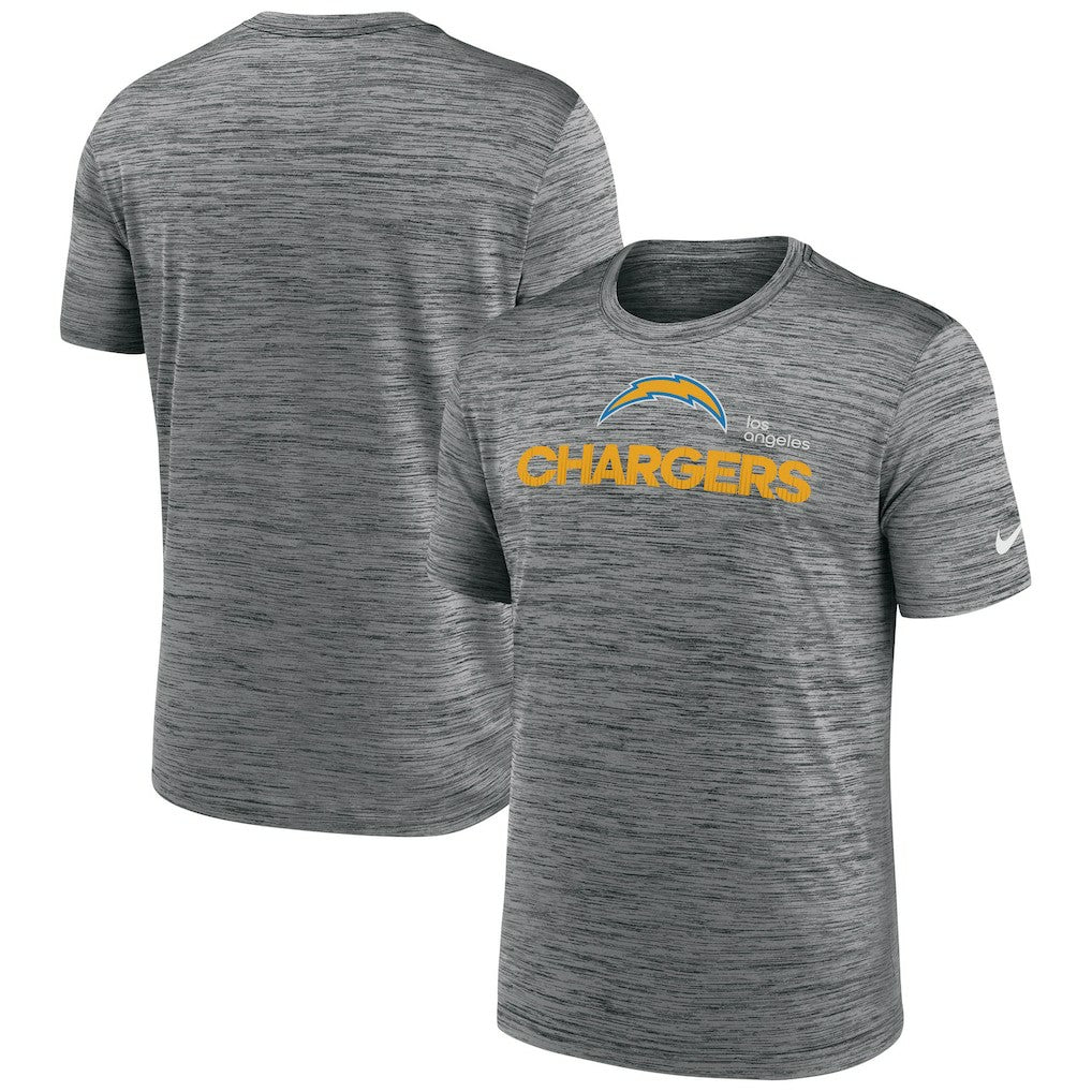 Los Angeles Chargers Blitz Velocity Modern Dri-FIT T-Shirt - Anthracite T-shirts