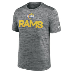 Los Angeles Rams Blitz Velocity Modern Dri-FIT T-Shirt - Anthracite T-shirts