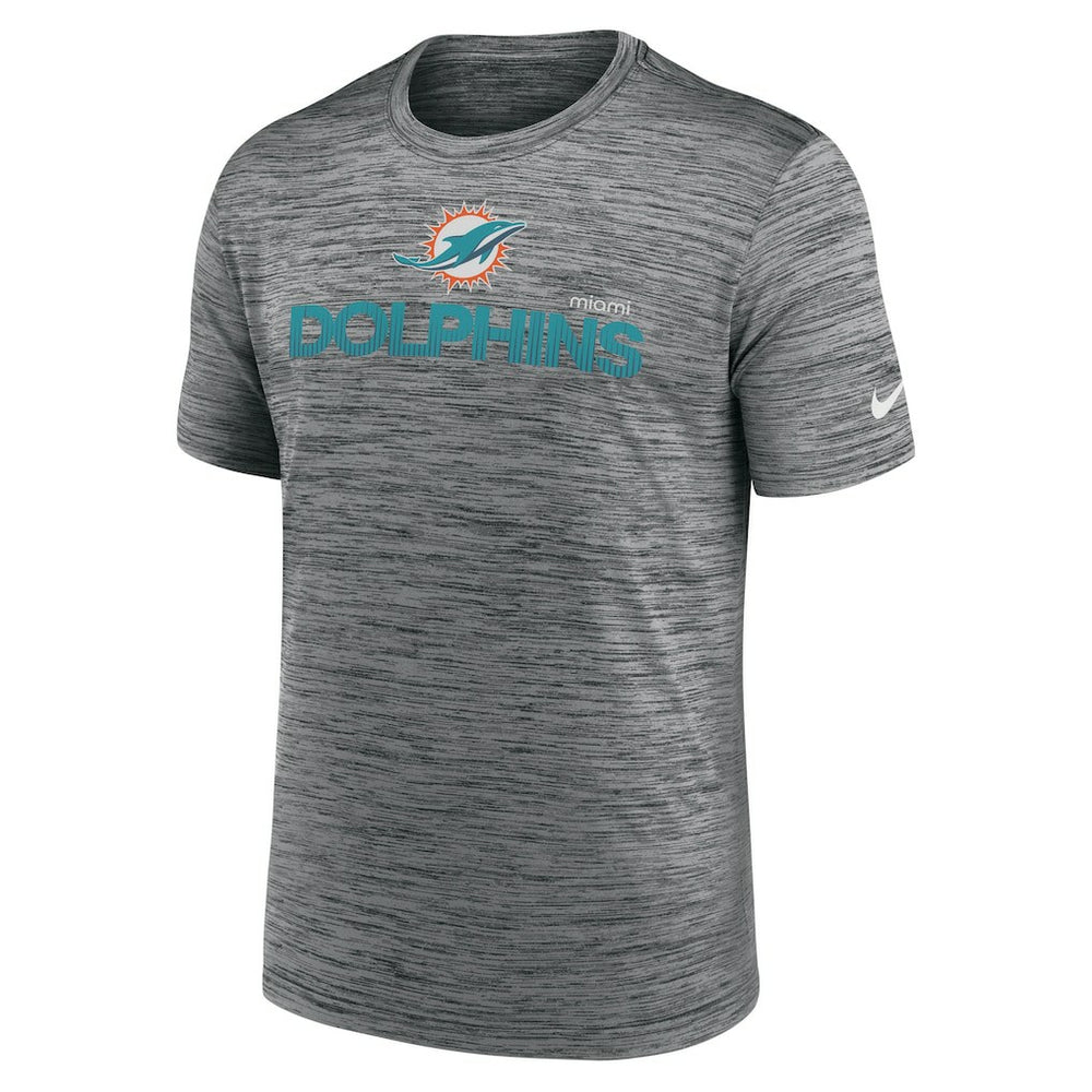 Miami Dolphins Blitz Velocity Modern Dri-FIT T-Shirt - Anthracite T-shirts