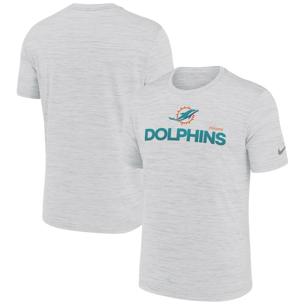 Miami Dolphins Blitz Velocity Modern Dri-FIT T-Shirt - Ash T-shirts