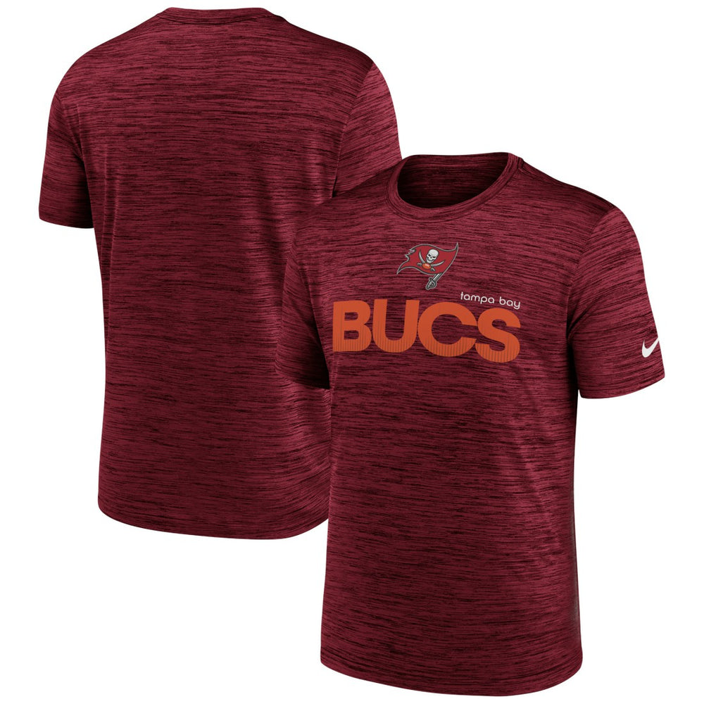 Tampa Bay Buccaneers Blitz Velocity Modern Dri-FIT T-Shirt - Red T-shirts