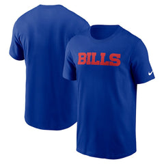 Buffalo Bills Primetime Wordmark Essential T-Shirt - Royal T-shirts