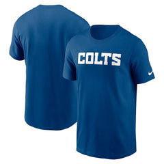 Indianapolis Colts Primetime Wordmark Essential T-Shirt - Royal T-shirts
