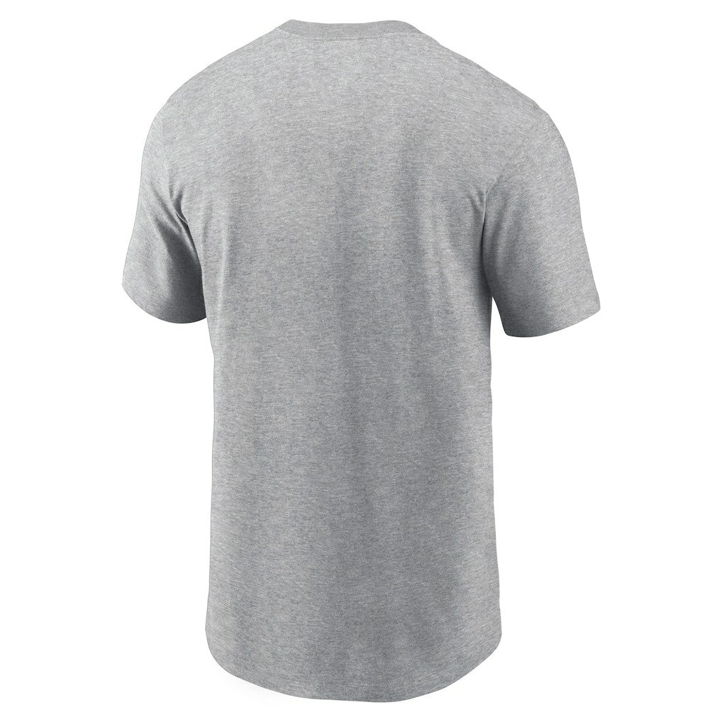 Los Angeles Rams Primetime Wordmark Essential T-Shirt - Heather Gray T-shirts