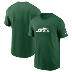 New York Jets Primetime Wordmark Essential T-Shirt - Green T-shirts