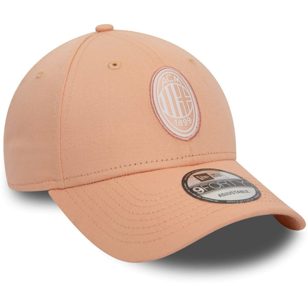 AC Milan New Era Seasonal 9FORTY Adjustable Hat Pink - New Era