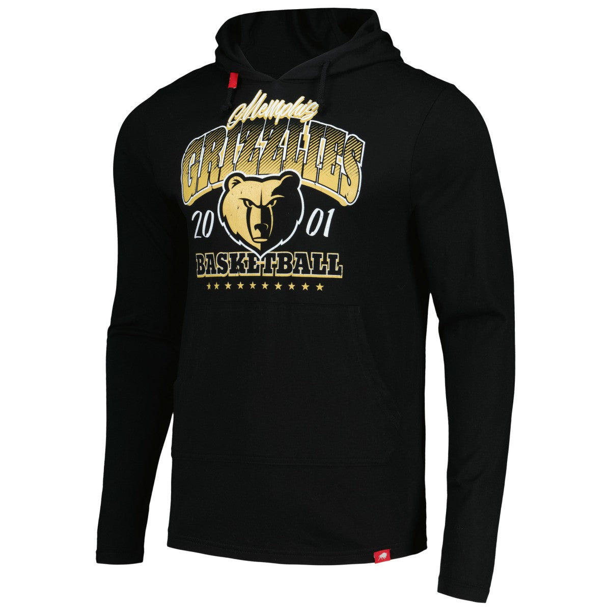 Memphis Grizzlies Sportiqe Unisex Rowan Tri-Blend Pullover Hoodie Black