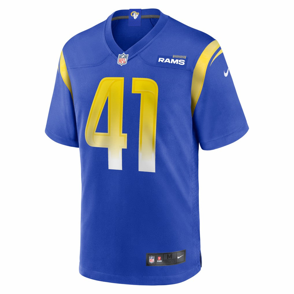 Cameron McCutcheon Los Angeles Rams Game Jersey - Royal Jerseys
