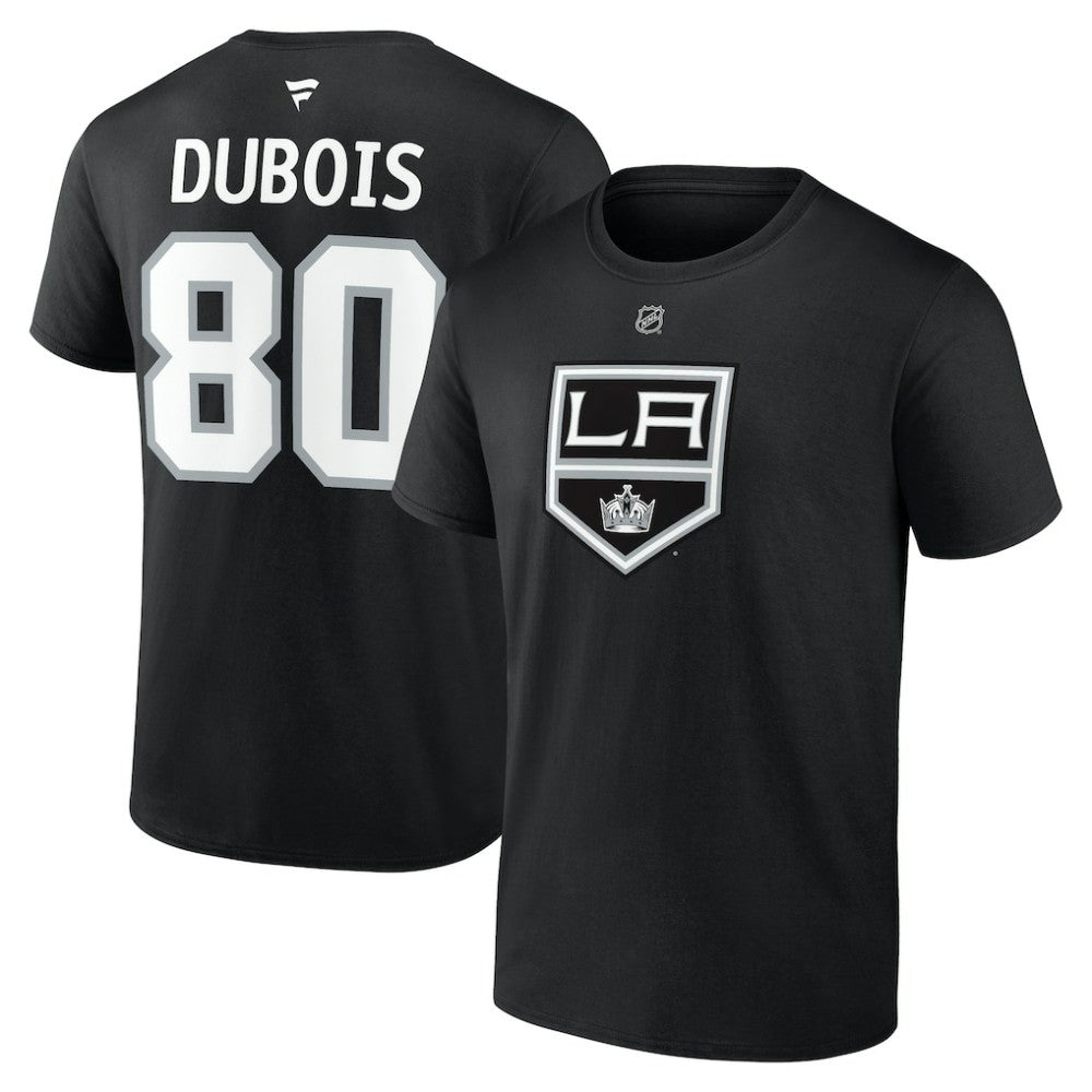 Pierre-Luc Dubois Los Angeles Kings Fanatics Authentic Stack Name & Number T-Shirt - Black | US 200509050