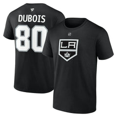 Pierre-Luc Dubois Los Angeles Kings Fanatics Authentic Stack Name & Number T-Shirt - Black | US 200509050