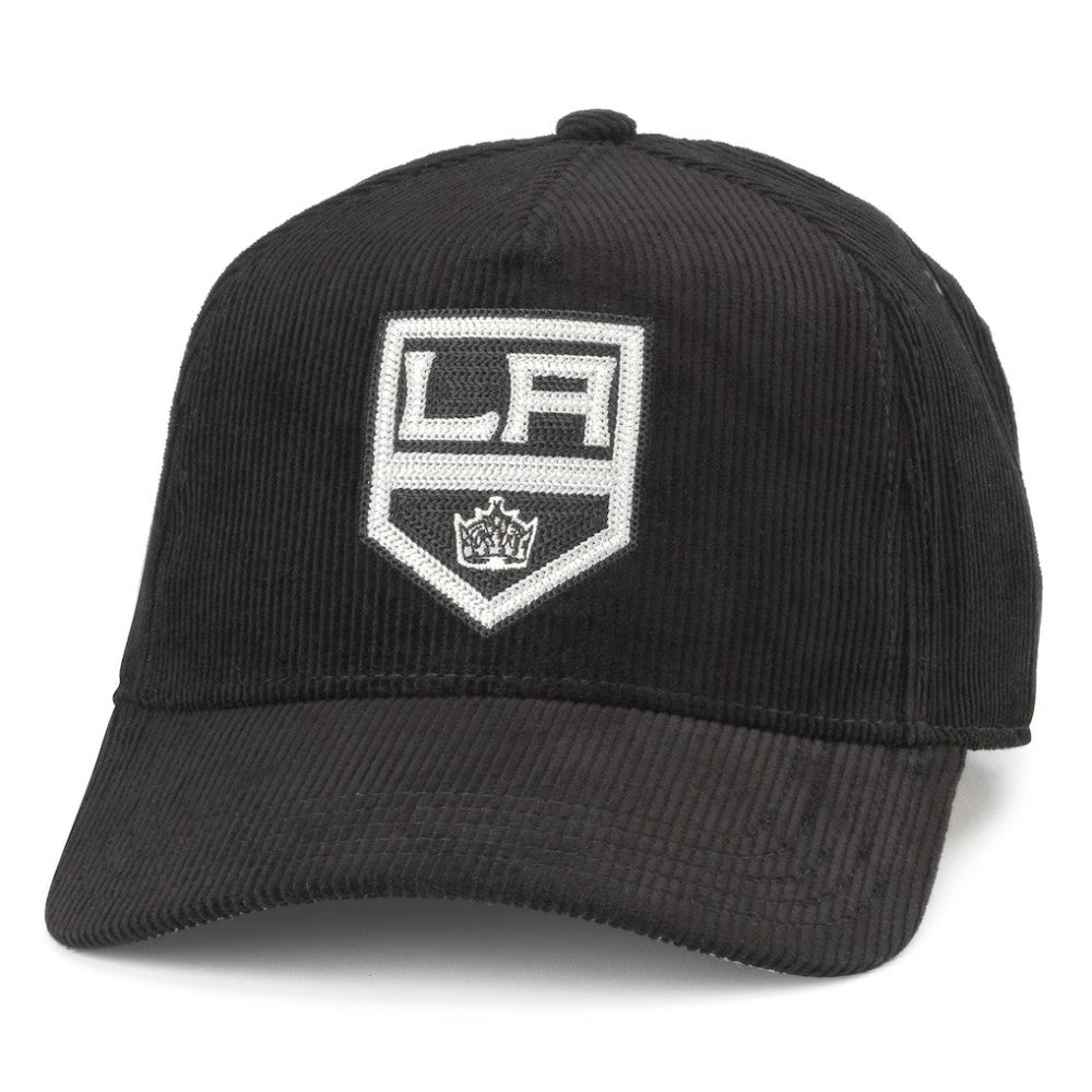 Los Angeles Kings American Needle Corduroy Chain Stitch Adjustable Hat - Black | US 200509103