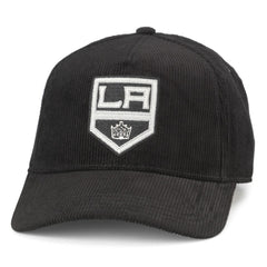 Los Angeles Kings American Needle Corduroy Chain Stitch Adjustable Hat - Black | US 200509103