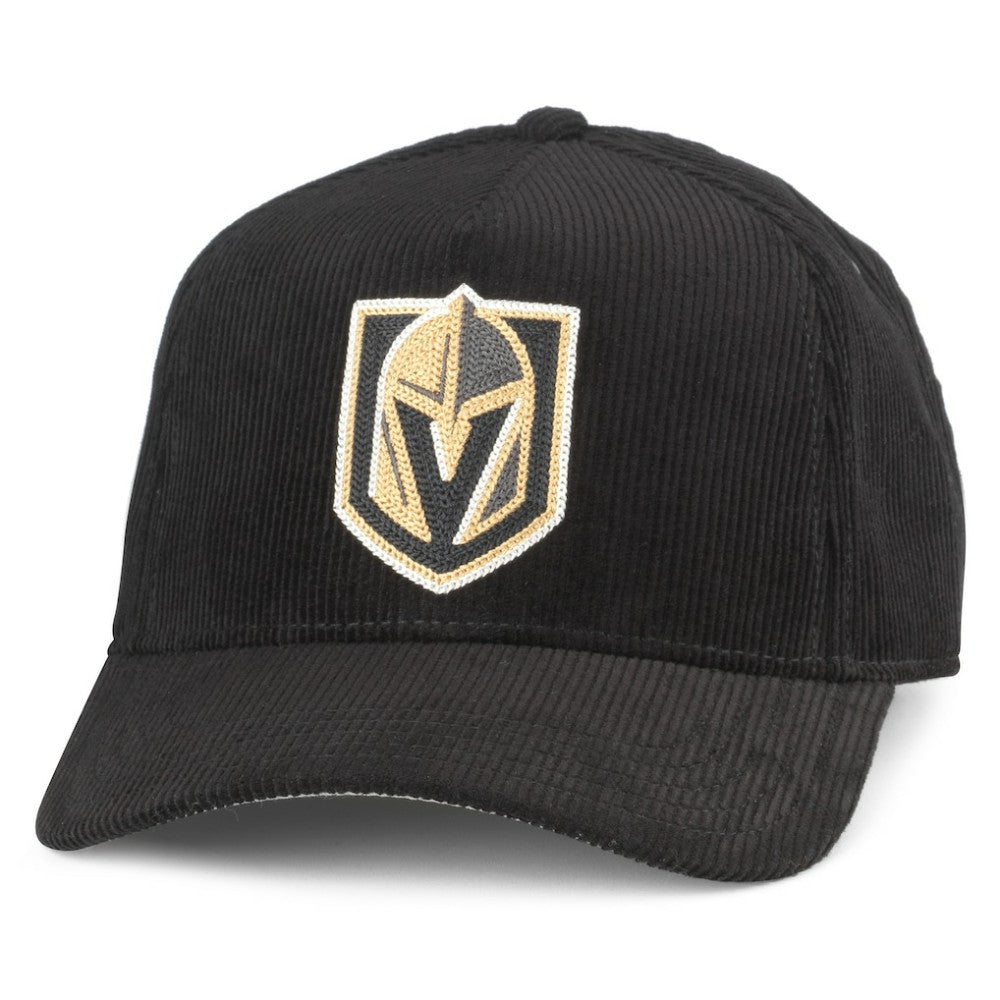 Vegas Golden Knights American Needle Corduroy Chain Stitch Adjustable Hat - Black | US 200509110