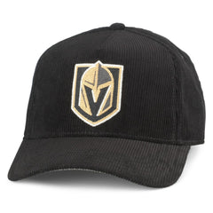Vegas Golden Knights American Needle Corduroy Chain Stitch Adjustable Hat - Black | US 200509110