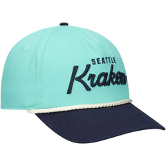 Seattle Kraken American Needle Roscoe Washed Twill Adjustable Hat - Light Blue/Deep Sea Blue | US 200509118