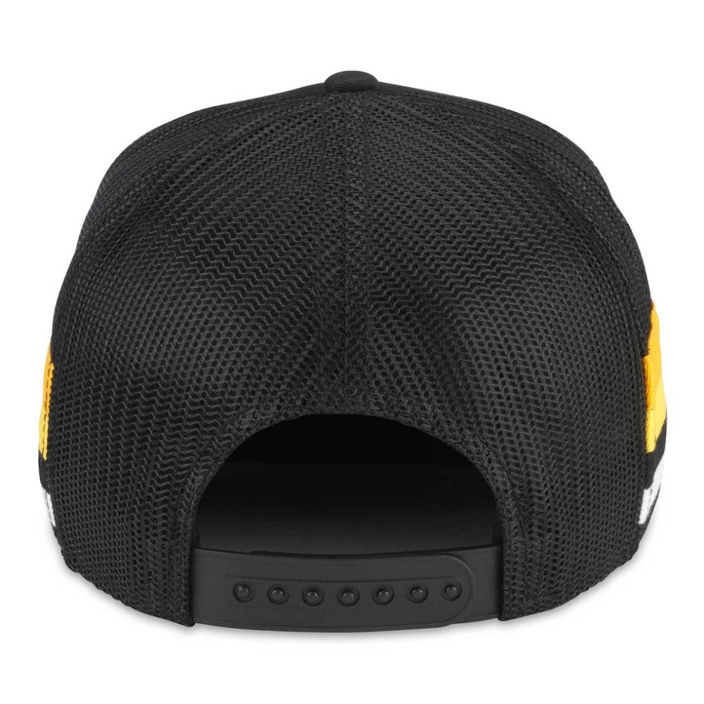 Pittsburgh Penguins American Needle HotFoot Stripes Trucker Adjustable Hat - Black | US 200509130