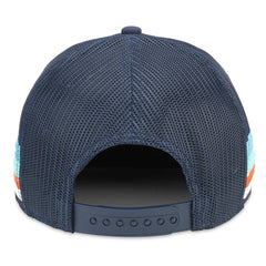 Seattle Kraken American Needle HotFoot Stripes Trucker Adjustable Hat - Deep Sea Blue | US 200509131