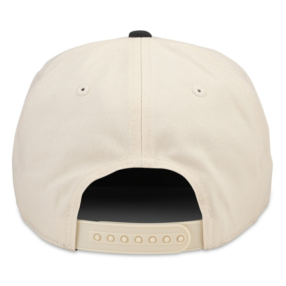 Chicago Blackhawks American Needle Burnett Adjustable Hat - Cream/Black | US 200509137