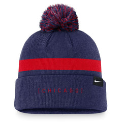 Chicago Cubs Nike Hometown Peak Cuffed Knit Hat with Pom - Royal Hats