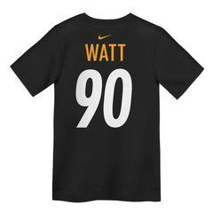 T.J. Watt Pittsburgh Steelers Preschool Player Name & Number T-Shirt - Black T-shirts