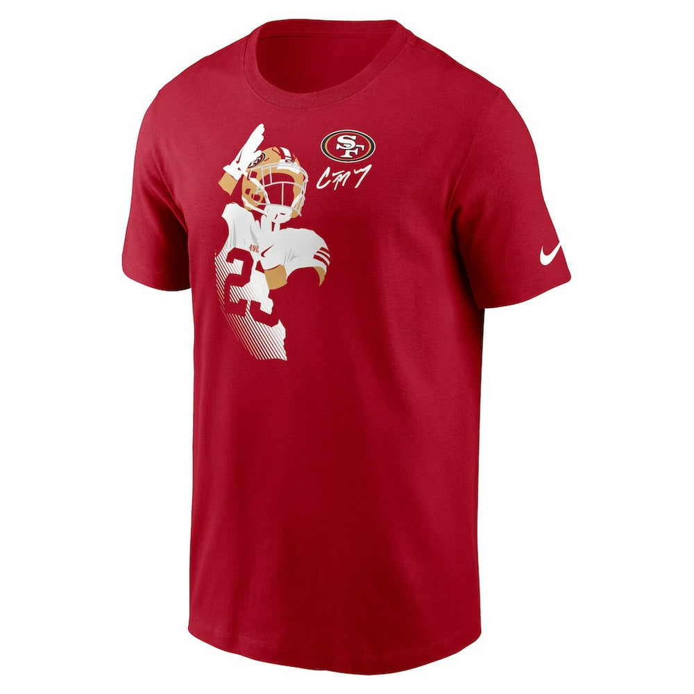 Christian McCaffrey San Francisco 49ers Player Graphic T-Shirt - Scarlet T-shirts