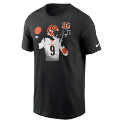 Joe Burrow Cincinnati Bengals Player Graphic T-Shirt - Black T-shirts