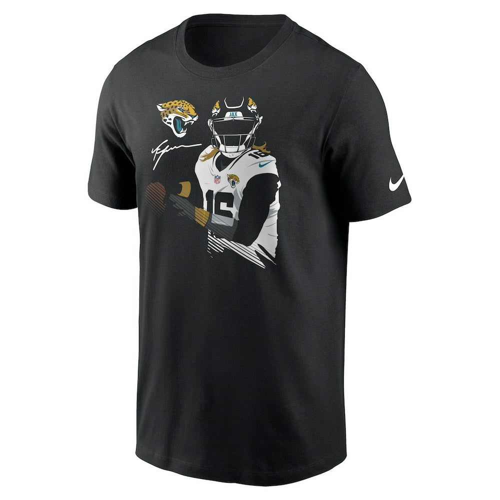 Trevor Lawrence Jacksonville Jaguars Player Graphic T-Shirt - Black T-shirts