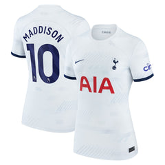 James Maddison Tottenham Hotspur Women's 2023/24 Home Stadium Replica Player Jersey White - Nike on sale