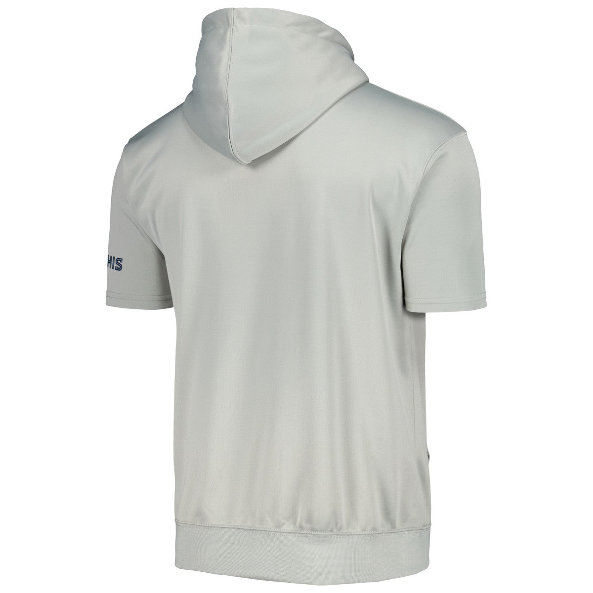Memphis Grizzlies Short Sleeve Pullover Hoodie Silver/Light Blue - Fanatics