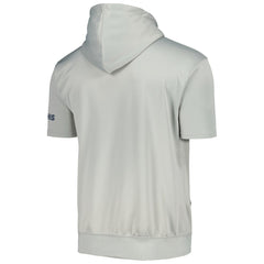 Memphis Grizzlies Short Sleeve Pullover Hoodie Silver/Light Blue - Fanatics