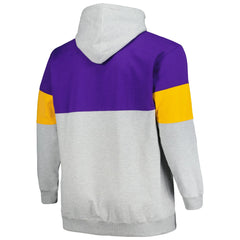 Los Angeles Lakers Big & Tall Pullover Hoodie Purple/Gold - Fanatics