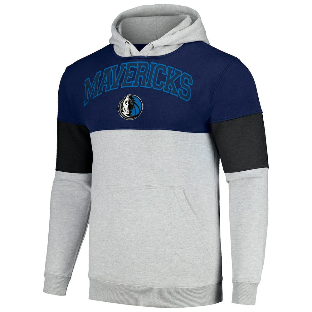 Dallas Mavericks Big & Tall Pullover Hoodie Navy/Black - Fanatics