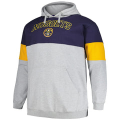 Denver Nuggets Big & Tall Pullover Hoodie Navy/Gold - Fanatics outlet